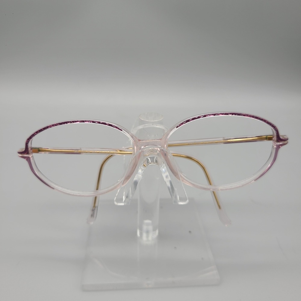 Silhouette SPX 1911 Eyeglasses Pink Purple Gold Oval Frames Austria 53-13-130